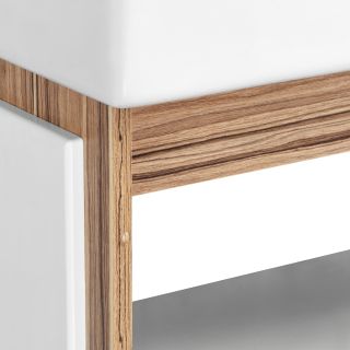 Тумба под раковину Акватон Эклипс М 1A172801EK49L левая 46см эбони светлый